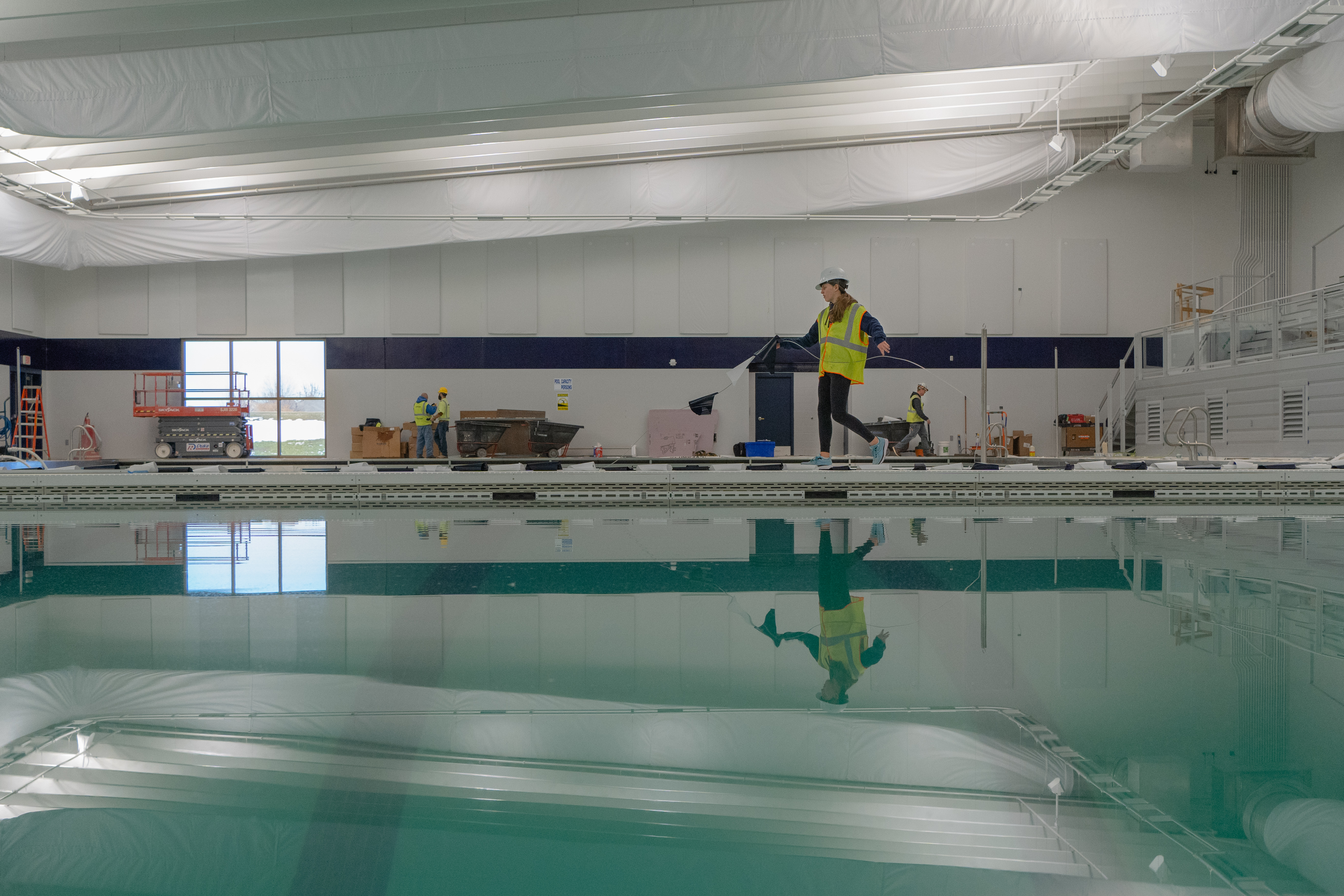 Ready to dive in? Century High School pool on the verge of completion - Vimarsana News