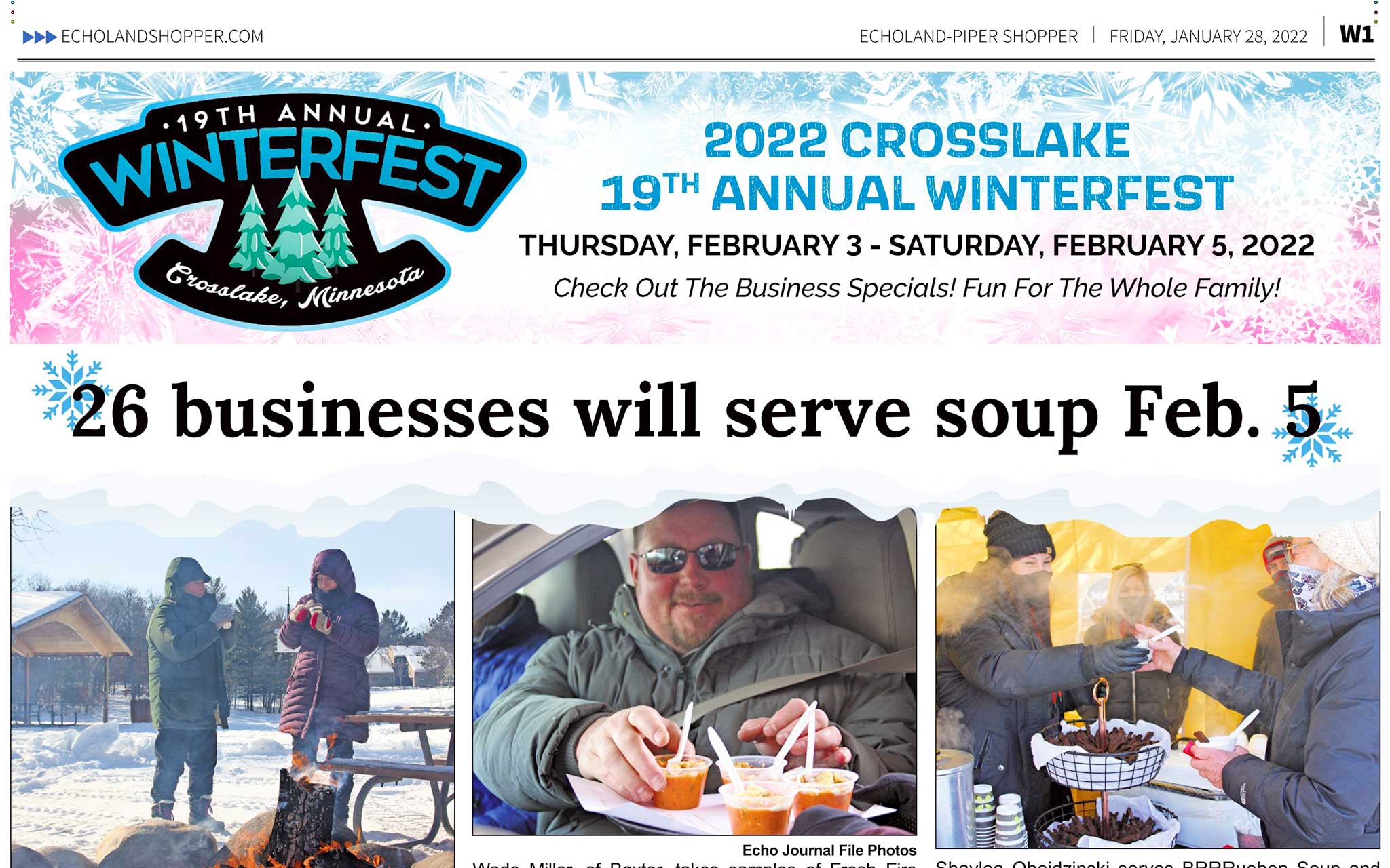 EVENT SPECIAL: 2022 Crosslake Winterfest - Vimarsana News