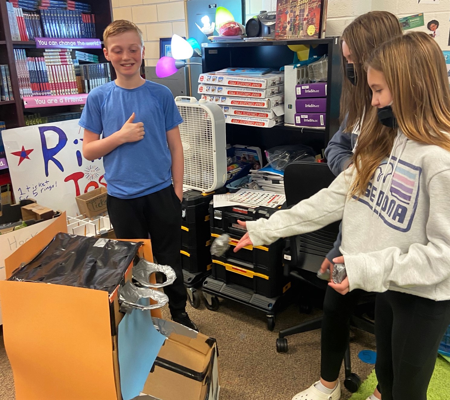 Fargo students' cardboard arcade aims to raise money for Ukraine - Vimarsana News