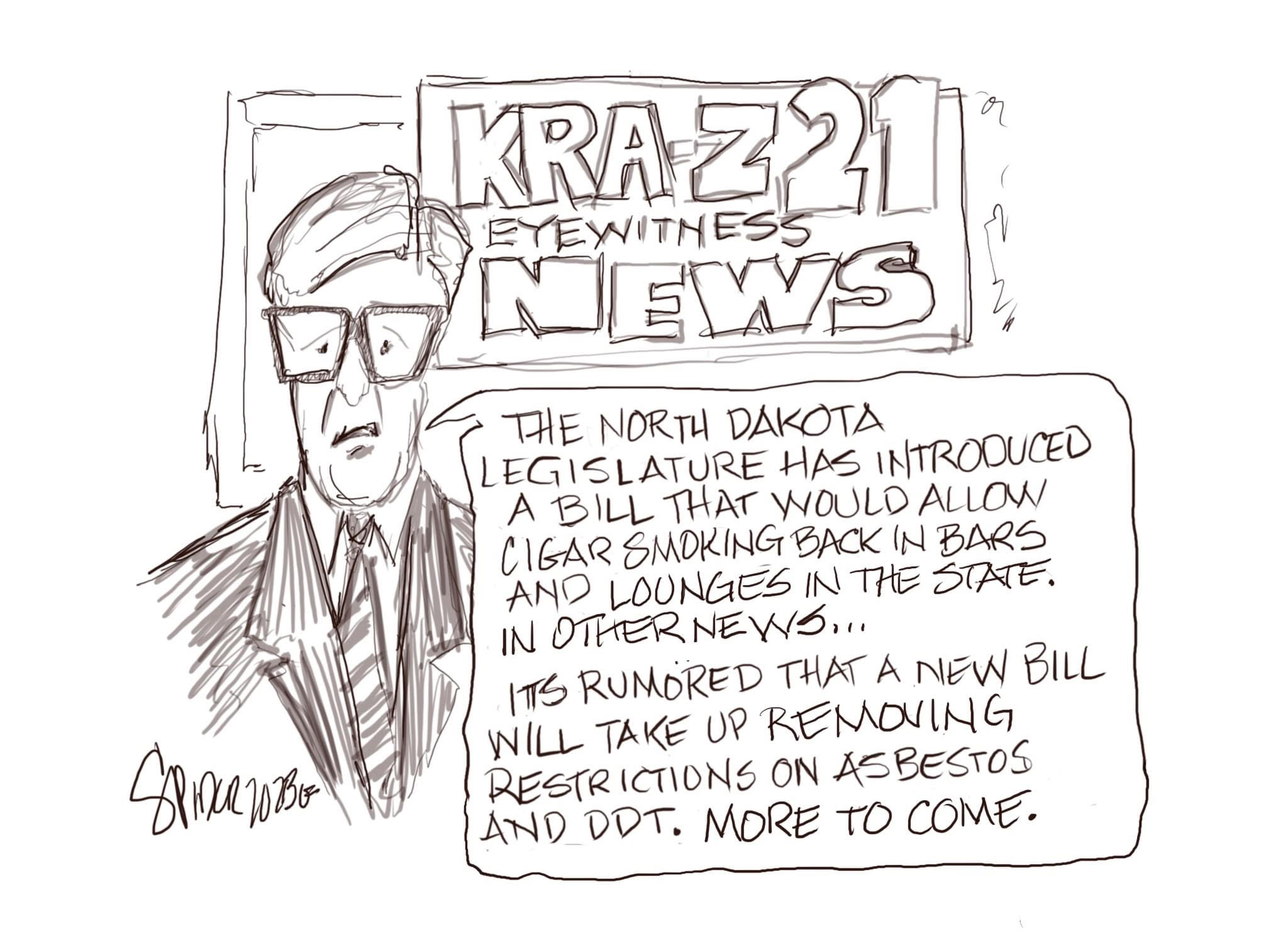 Spider Johnk cartoon: Stogie sanctuary? - Vimarsana News