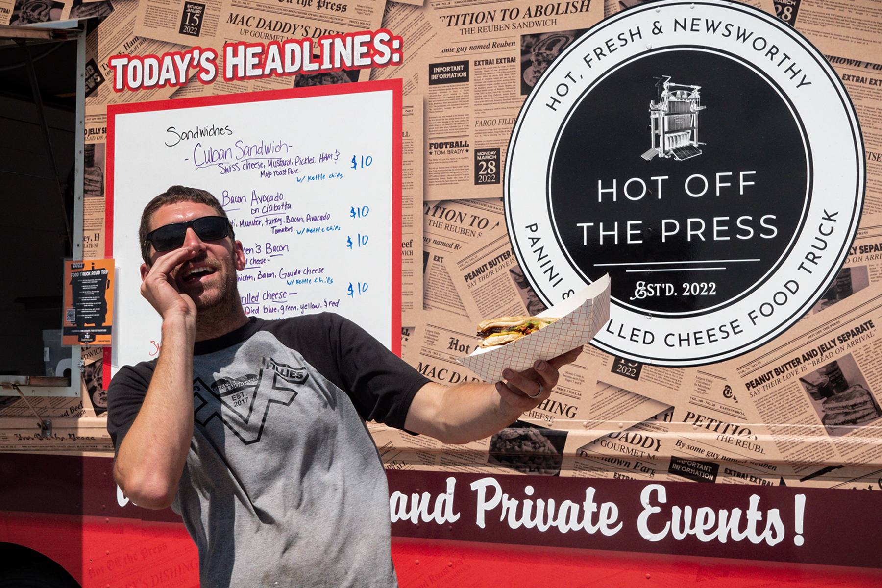 Hot off the Press food truck makes its debut with a sandwich-centric lineup - Vimarsana News