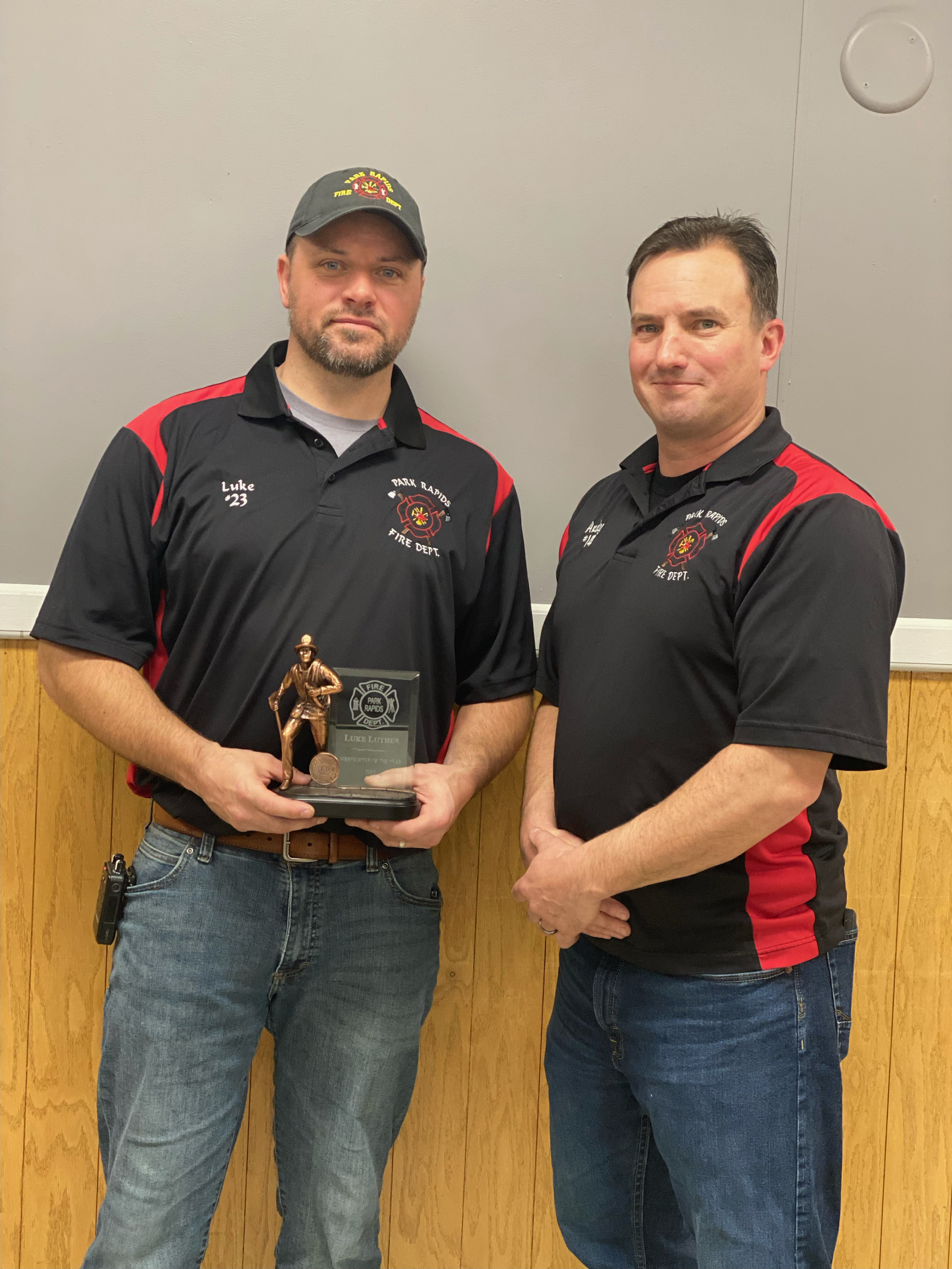 Luther named firefighter of the year - Vimarsana News