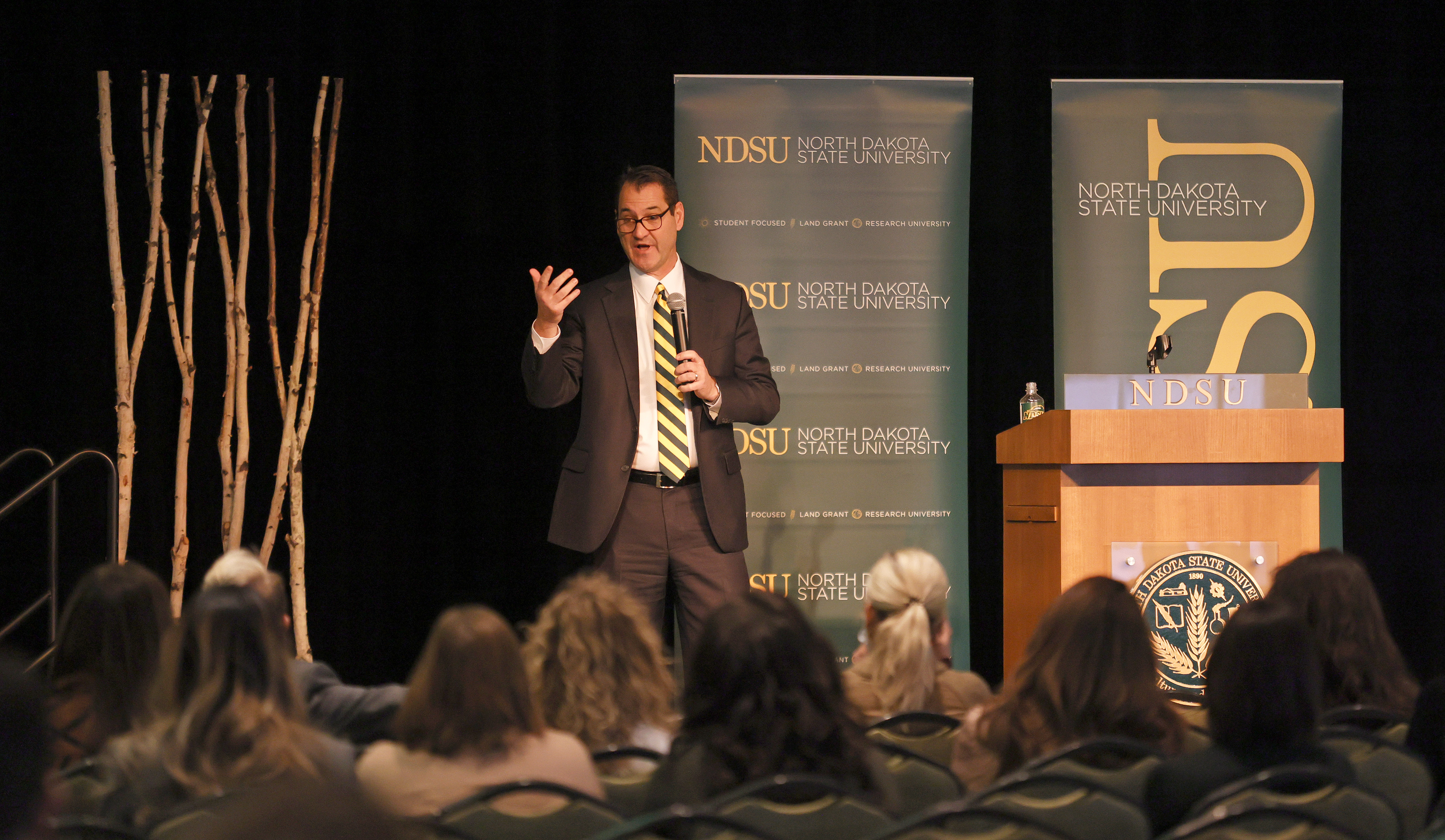 NDSU presidential candidate David Cook visits campus, offers thoughts on enrollment - Vimarsana News