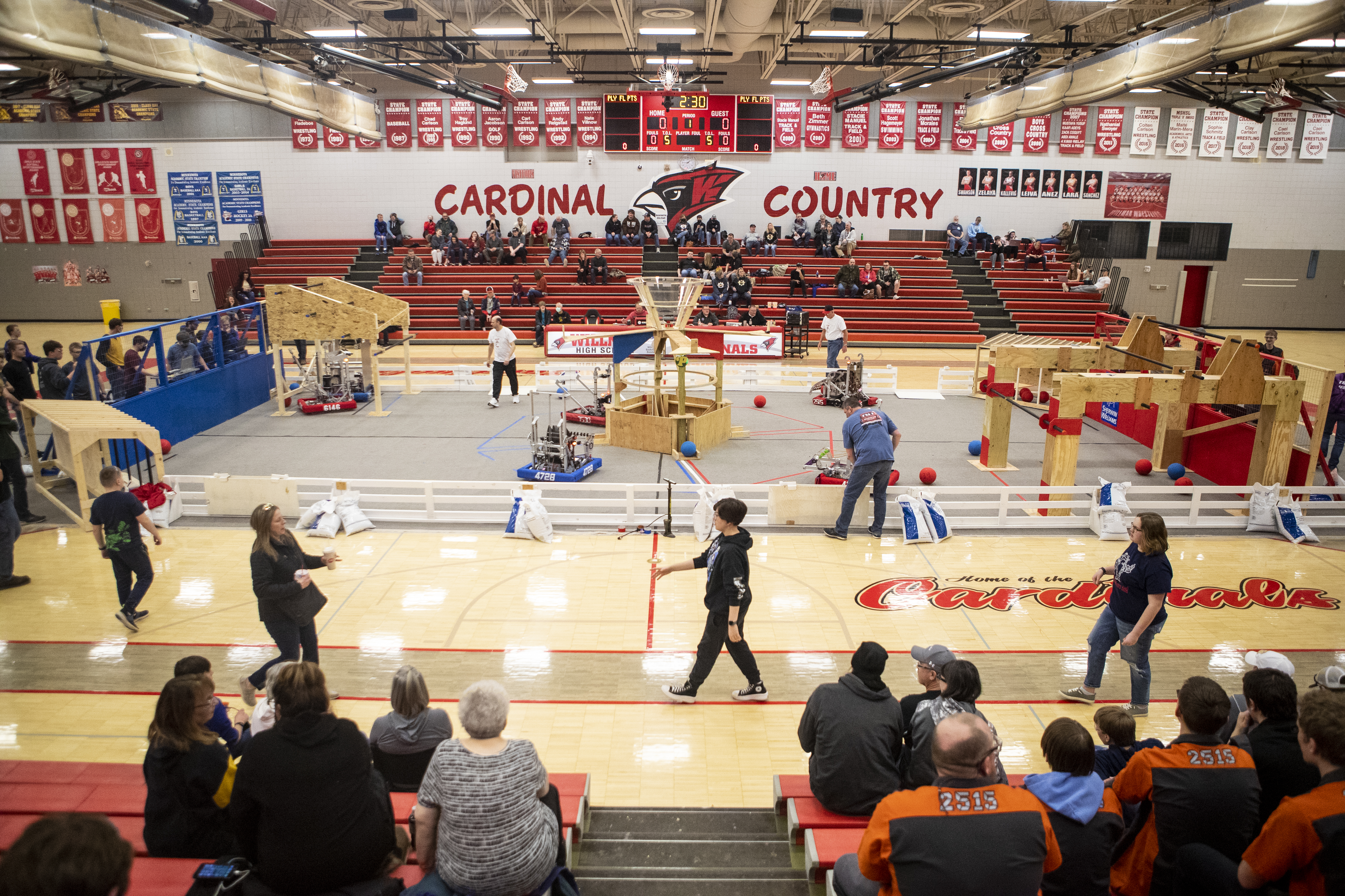 Photos from the FIRST Robotics scrimmage event Saturday at Willmar Senior High - Vimarsana News
