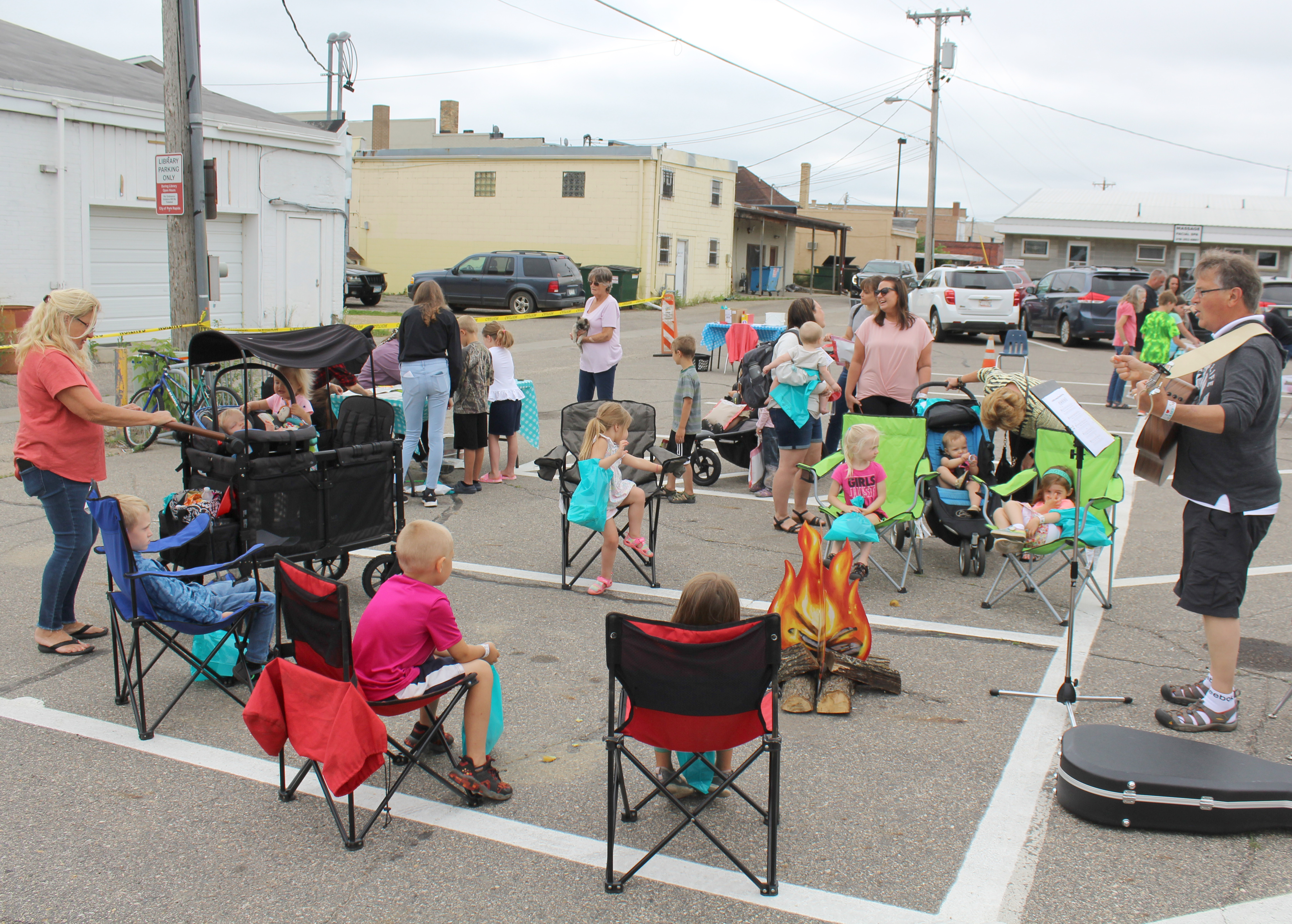 Kids' library party brings camping to downtown Park Rapids - Park Rapids Enterprise | News, weather, sports from Park Rapids Minnesota - Vimarsana News