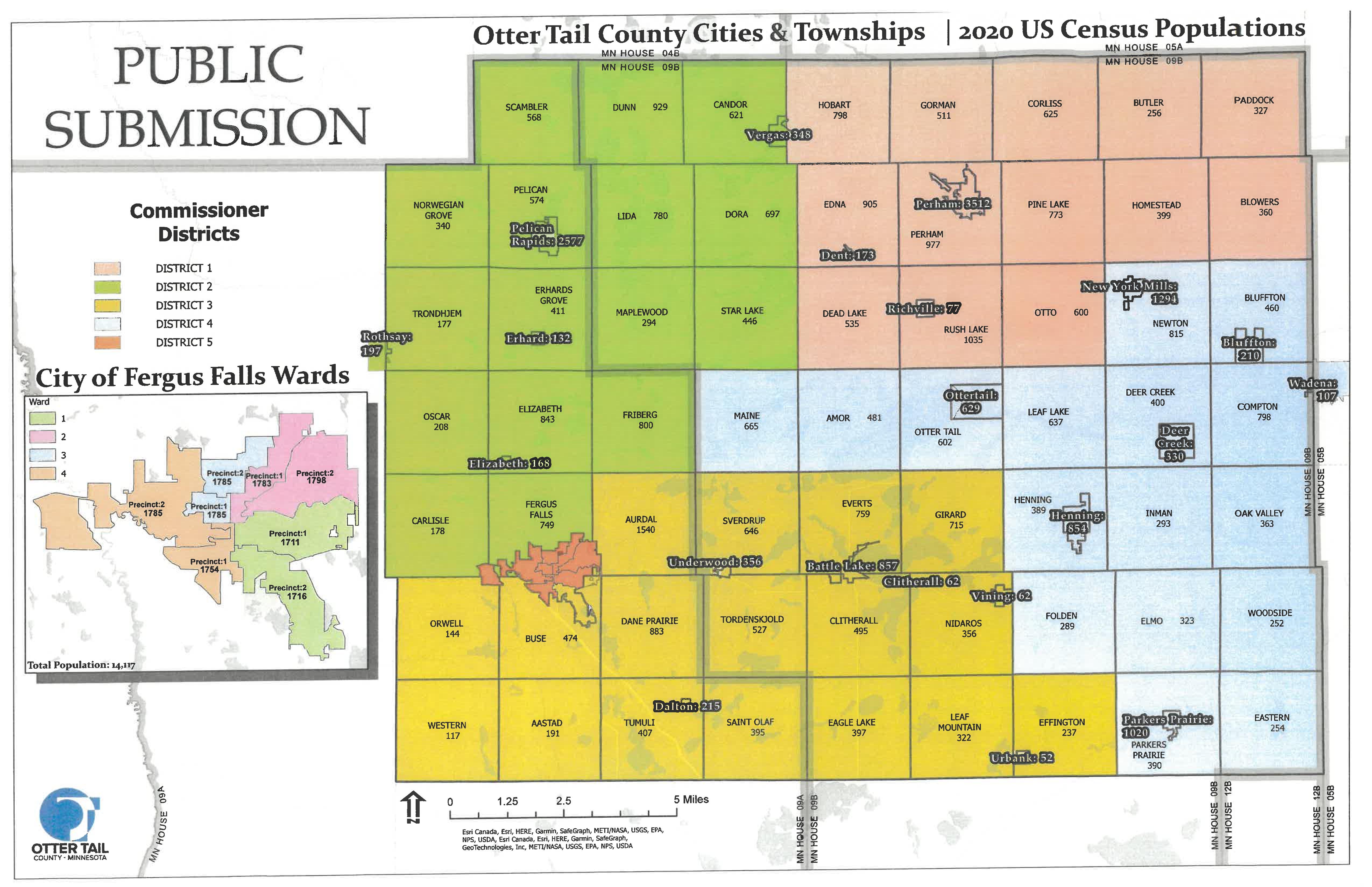 Otter Tail County approves new redistricting map, courtesy of a single resident's pencil and eraser - Vimarsana News