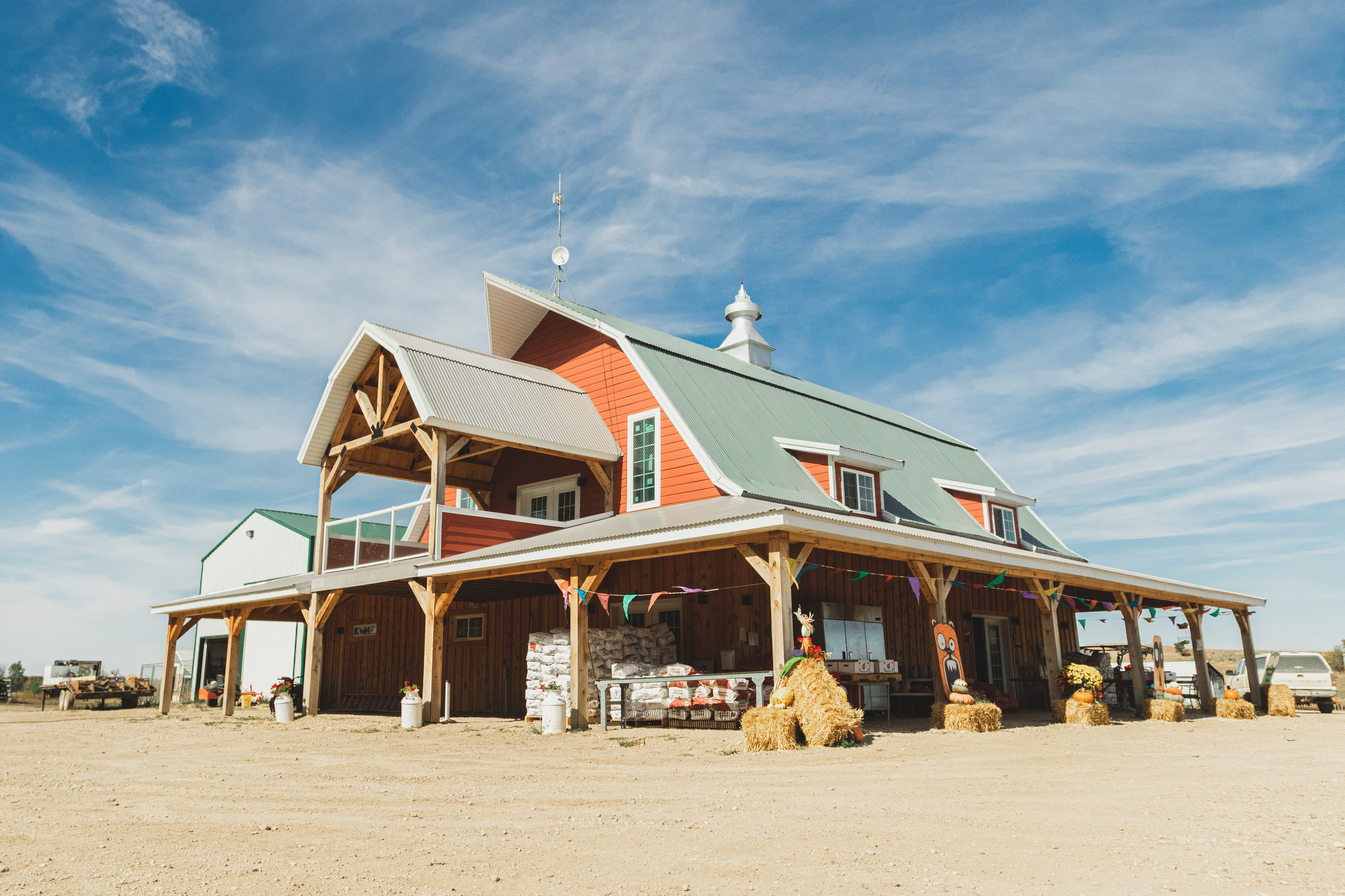 Renovation of this red barn south of Mitchell has been a perfect place for produce sales - Vimarsana News