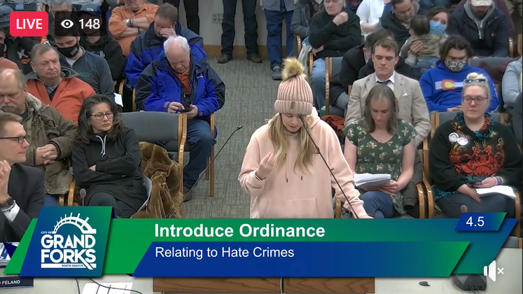 With one vote remaining, Grand Forks hate crime ordinances move forward - Vimarsana News