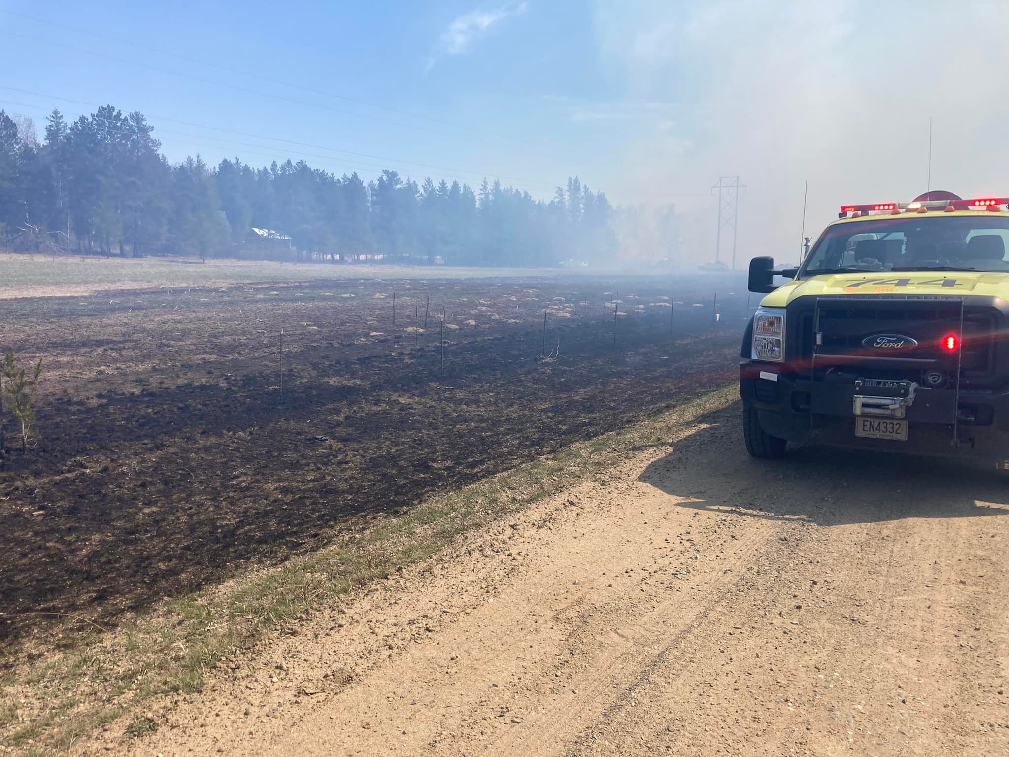 180 acres burns in rural Motley grass fire - Vimarsana News