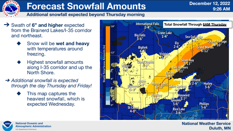 Brainerd lakes area is at the front of the line for heavy snow - Vimarsana News