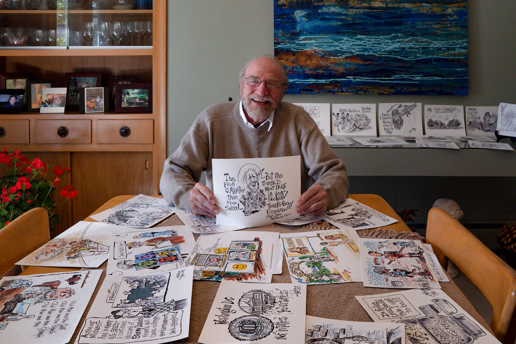 Steve Stark retires after more than 30 years of drawing editorial cartoons for The Forum - Vimarsana News
