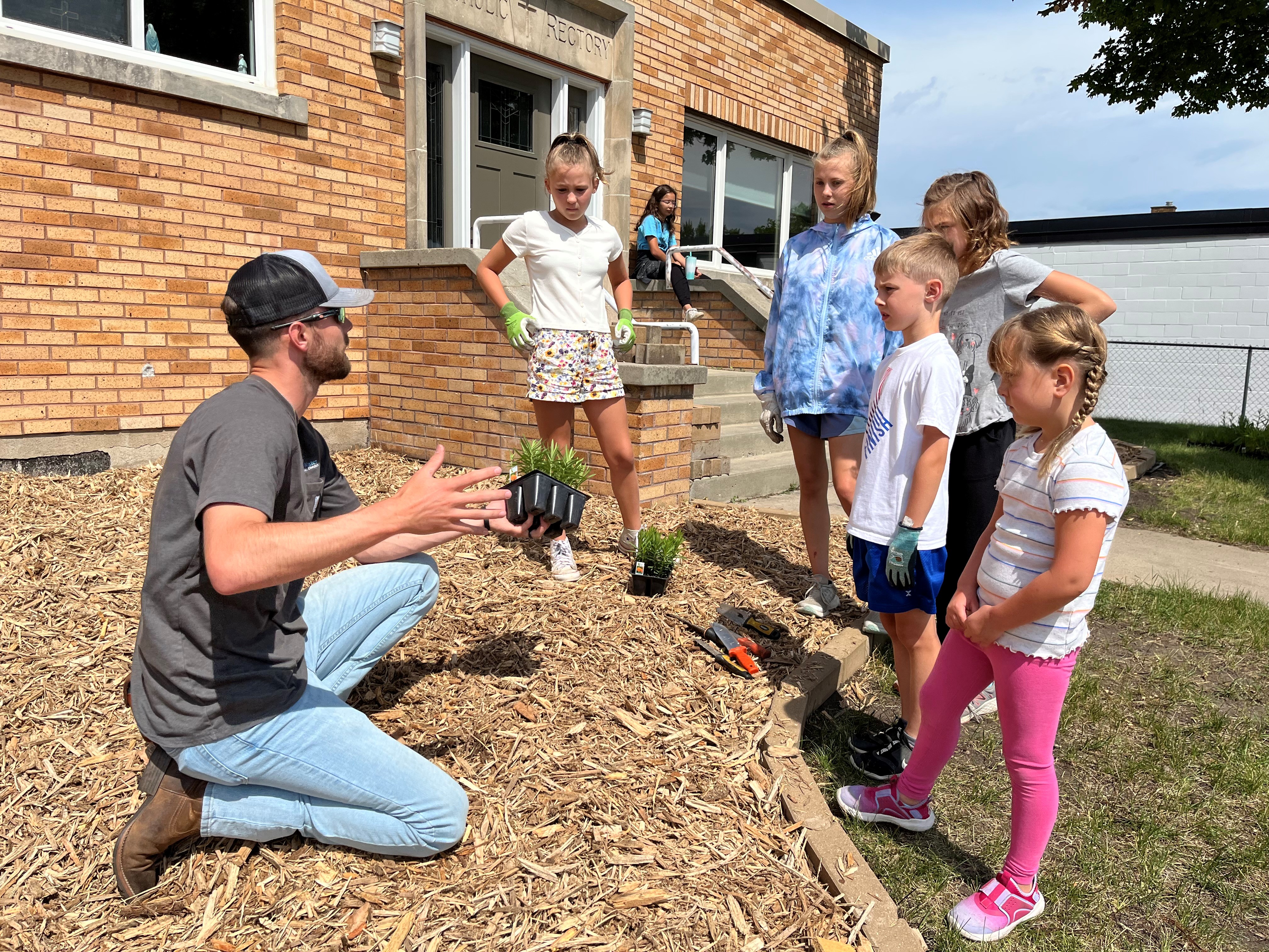 Holy Rosary School gets a pollinator garden - Vimarsana News