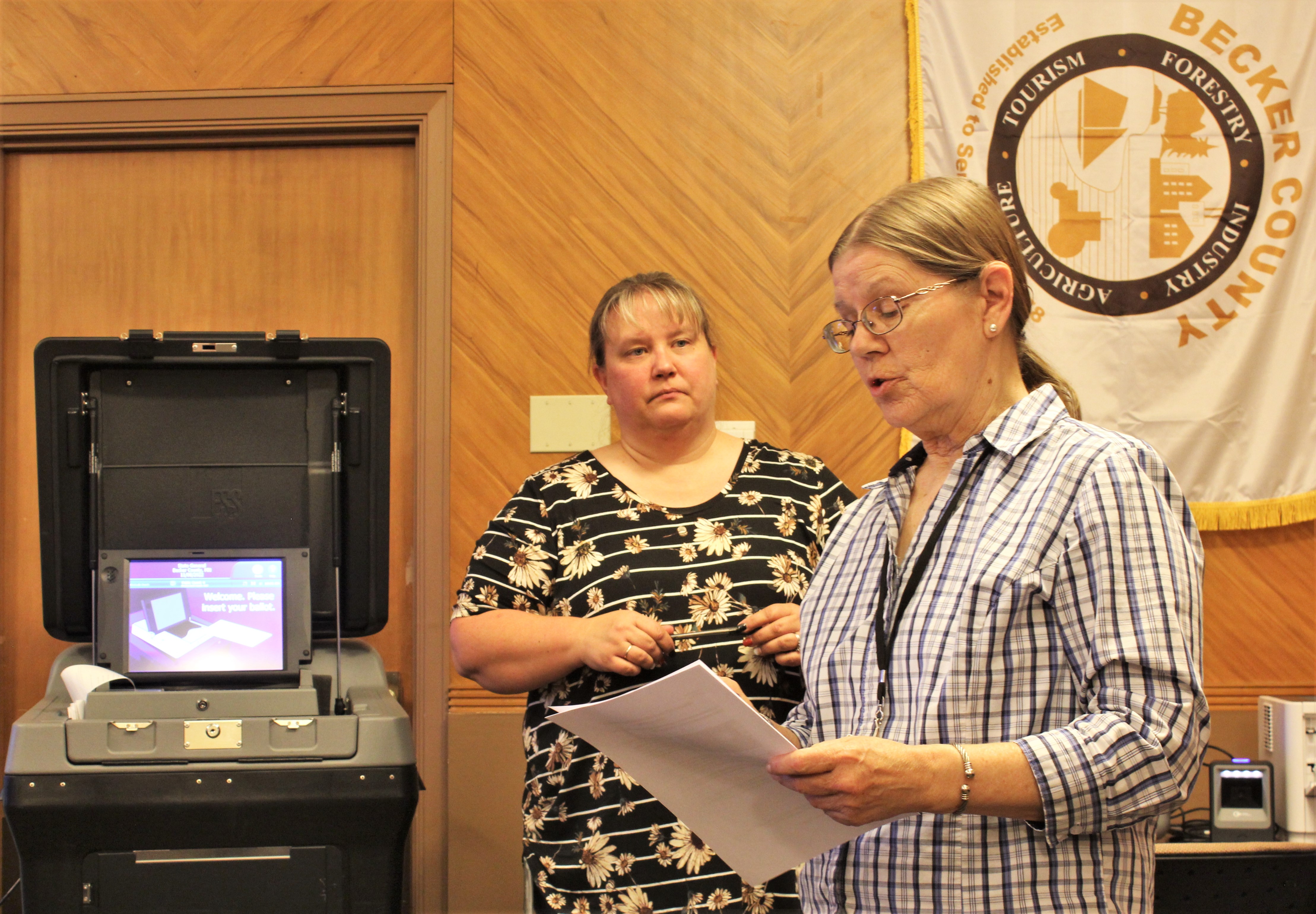 Integrity confirmed: Becker County election officials conduct error-free test of election equipment - Vimarsana News