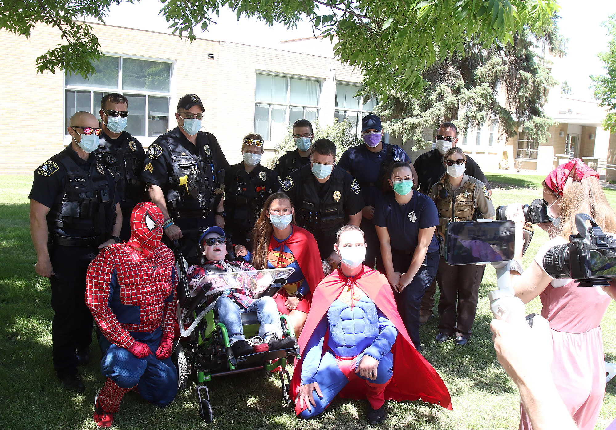 Boy's wish for superhero carnival comes true at Anne Carlsen - Vimarsana News