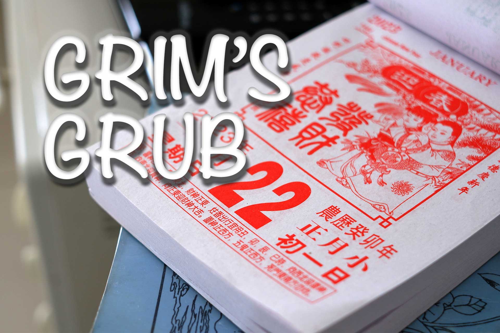 Grim's Grub: It's New Year somewhere - Vimarsana News