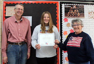 Wilmont VFW, VFW Auxiliary announce 'Patriot's Pen' essay winners - The Globe | News, weather, sports from Worthington, Minnesota - Vimarsana News